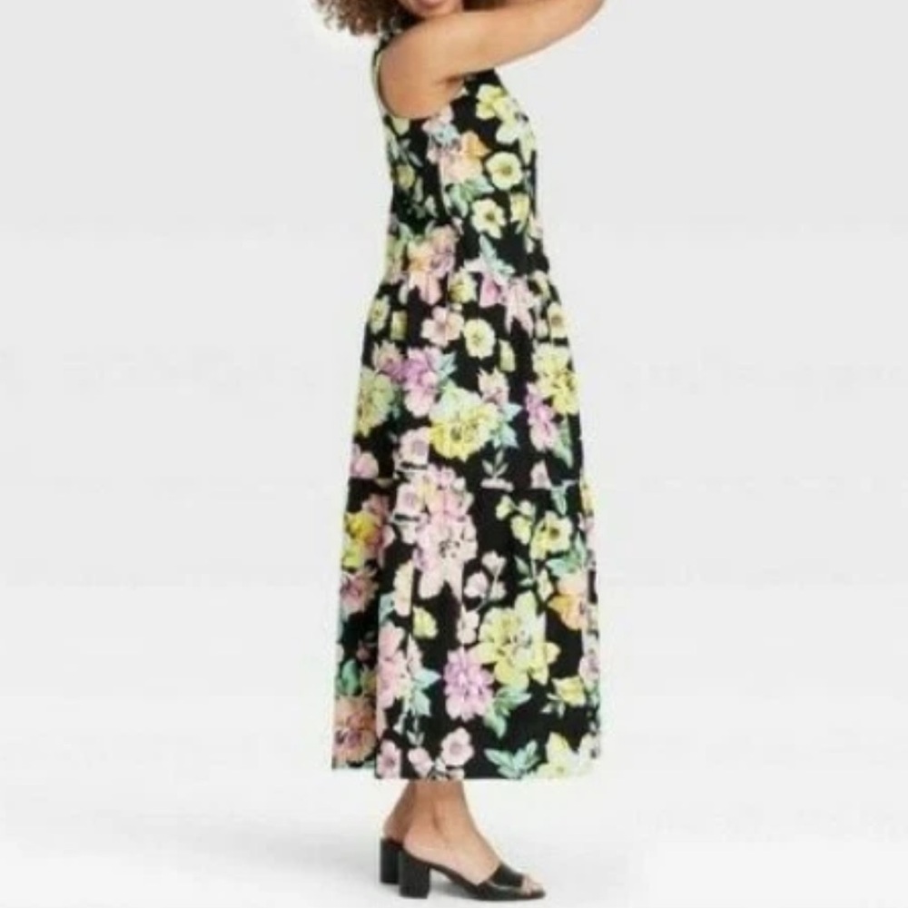 Who what wear | size large | floral maxi dress